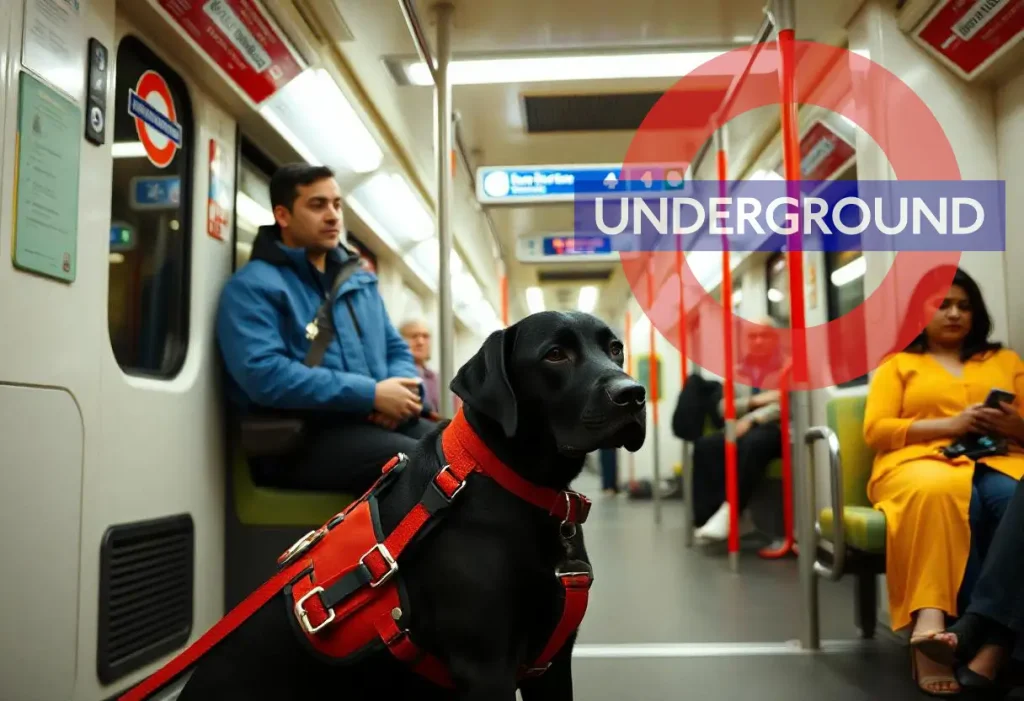 Viajar con animales en el metro de Londres